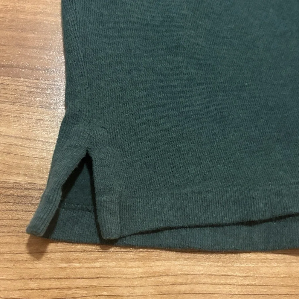 Polo‎ Ralph Lauren Men's Estate-Rib Quarter-Zip Pullover Green Large